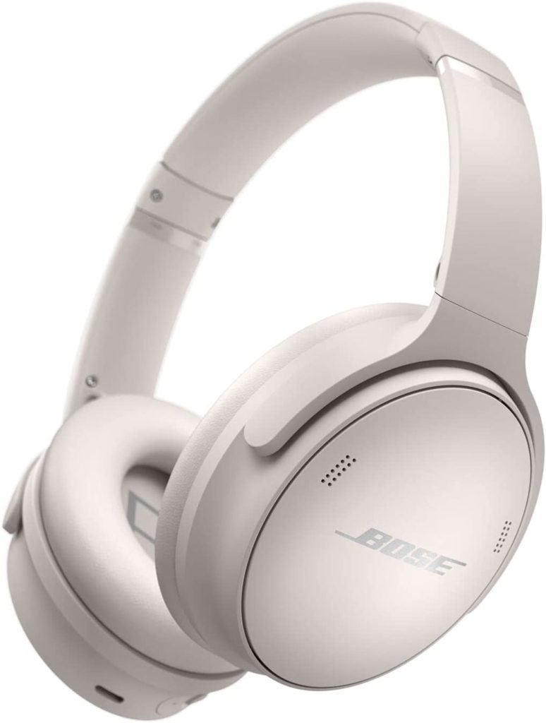 Best Gifts for Mom on Amazon Bose QuietComfort 45 Bluetooth Wireless Noise Cancelling Headphones - White Smoke